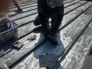 津野町永野　Ｓ様店舗
屋根塗装