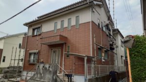 高知市薊野西町 I様邸
足場仮設