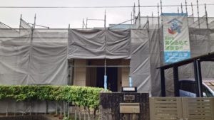南国市緑ヶ丘　Ｋ様邸
足場仮設