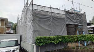 南国市緑ヶ丘　Ｋ様邸
足場仮設