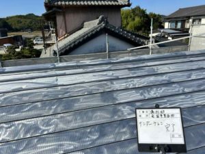 南国市里改田　Ｍ様邸
屋根塗装