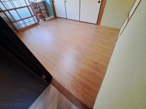 高知市高須西町　Ｔ様邸
床工事