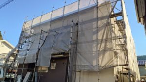 高知市朝倉　O様邸
足場仮設
