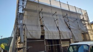 高知市朝倉　O様邸
足場仮設