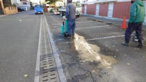 高知市一ツ橋町　カーサ一ツ橋様　舗装工事