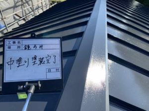 高知市鏡今井　Ｔ様邸
屋根塗装