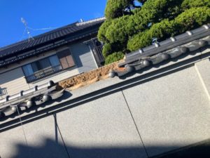 南国市浜改田　N様邸
塀工事