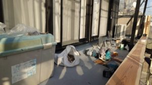 高知市朝倉横町　Ｎ様邸
ベランダ外壁工事