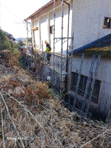 香南市香我美町　M様邸
足場仮設