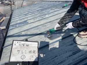 安田町唐浜　Ｋ様邸
屋根塗装