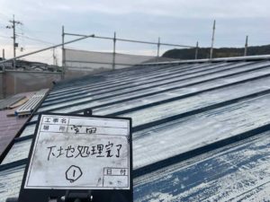 安田町唐浜　Ｋ様邸
屋根塗装