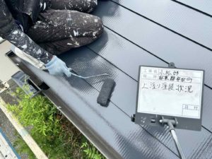 安田町唐浜 K様邸
屋根塗装