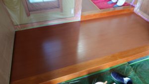 高知市横内 K様邸
玄関床 塗装