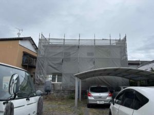 高知市仁井田　T様邸
足場仮設