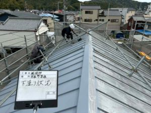 土佐市宇佐町　Ｍ様邸
屋根塗装