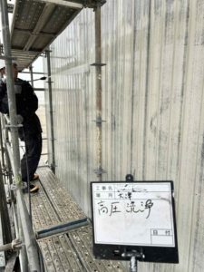 高知市大津乙　M様社屋
高圧洗浄