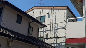 高知市新屋敷　Hビル様
足場仮設