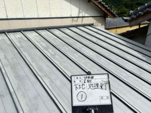 室戸市吉良川町甲　Ｔ様邸　屋根塗装