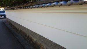 高知市石立町　Ｔ様邸
塀塗装