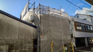 高知市日の出町　Ｓ様邸
足場仮設