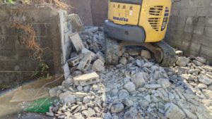 高知市介良乙　Ｄ様邸
車庫解体工事