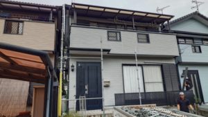高知市神田　Ｙ様邸
足場仮設