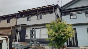 高知市神田　Ｙ様邸
足場仮設