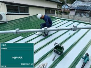 須崎市安和　Ｐ様
屋根塗装