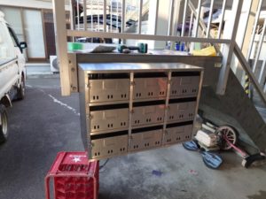 高知市北秦泉寺　ハイツN様　郵便ポスト新設