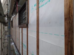 高知市神田　Ｈ様邸
外壁工事