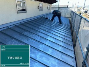 高知市布師田　Ｓ様邸
屋根塗装