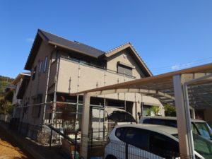 いの町枝川　Ⅰ様邸
足場仮設