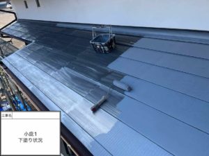 香南市赤岡町　Ｔ様邸
屋根塗装