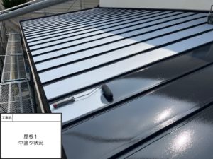 南国市大そね甲　Ｋ様邸
屋根塗装